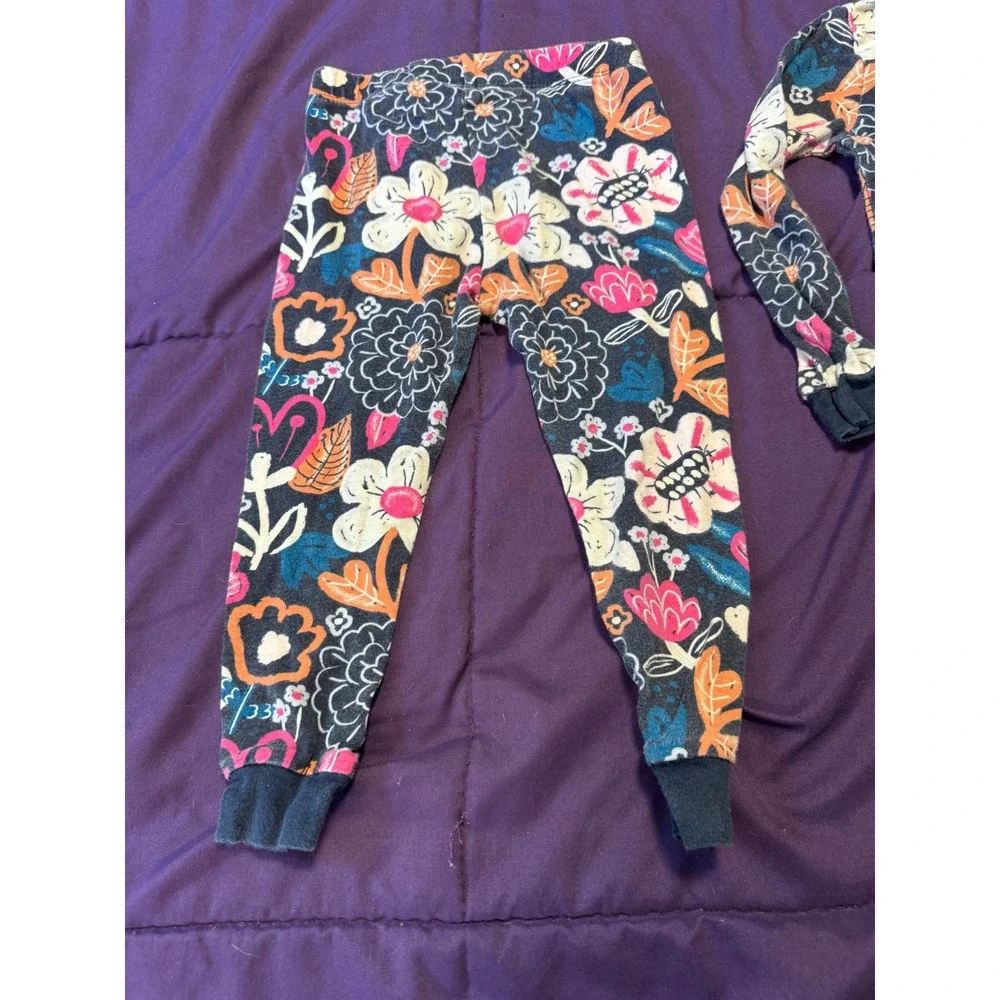 Member's Mark Girls 2T Organic Cotton Pajamas Garden Floral 2pc Set MMG-6108